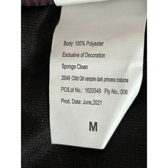 Spooktacular Creations Girls Size M Vampire Halloween Dress Up Costume Party - Picture 8 of 12